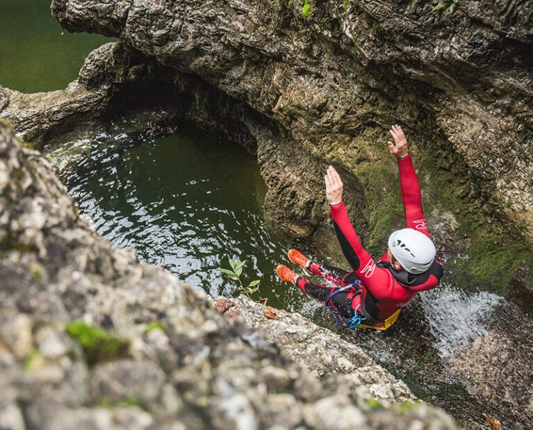 Canyoning - Sommerurlaub im Salzburger Land